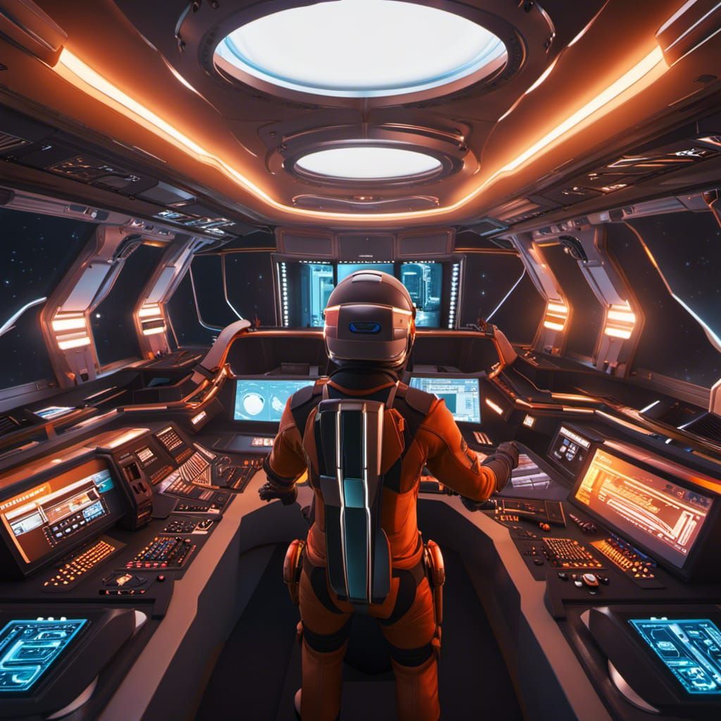 Space Cruiser Command Console