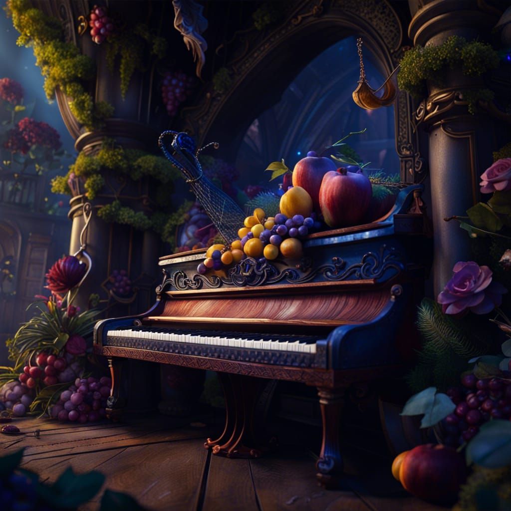 Fantastical Music of Love: Detailed Matte Painting