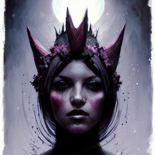 Dark Enchantress Queen: Sinister Art