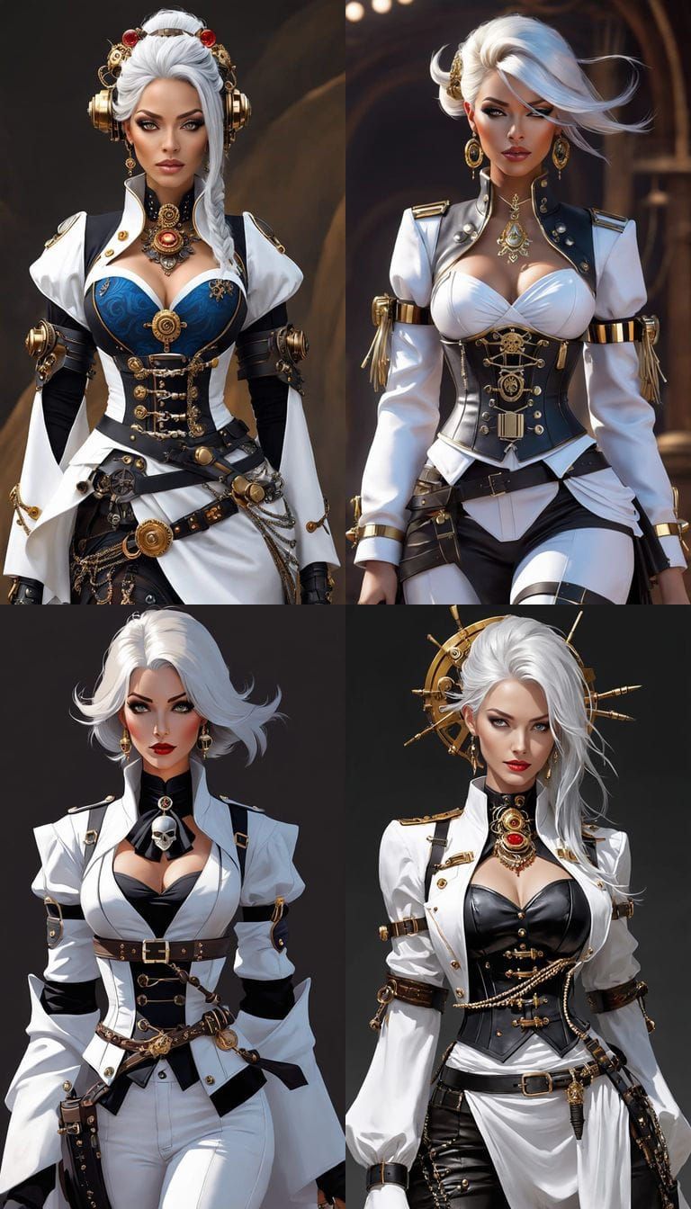 Futuristic Pirate Bot in Hyperrealistic Colors