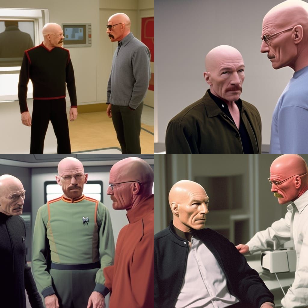 Captain Picard and Walter White Crossover