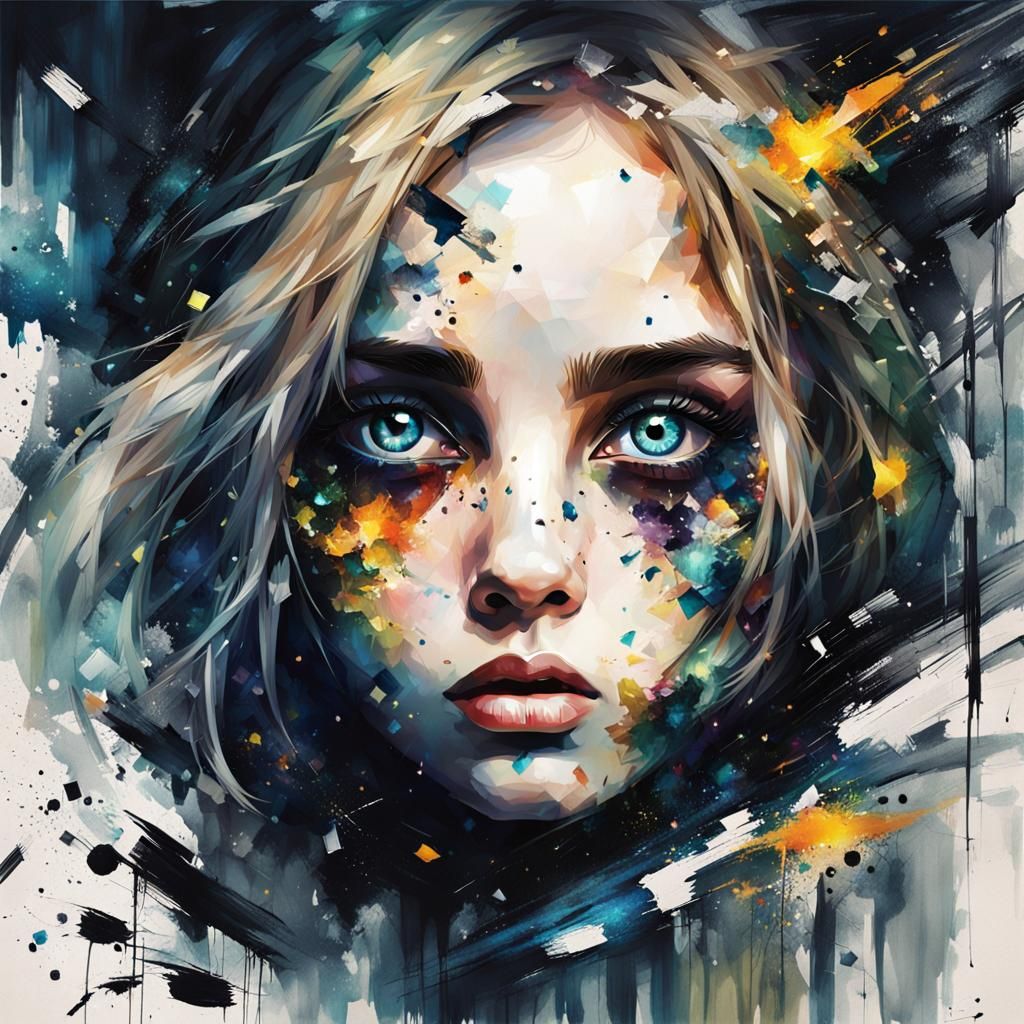 "She's a mess of gorgeous chaos, and you can see it in her e...