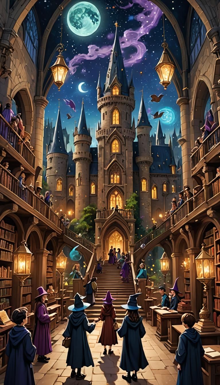 Magical Academy: Wizards Prepare for a New School Year