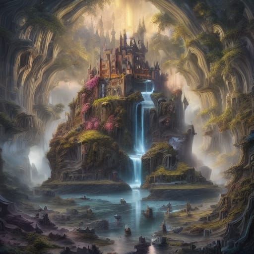 Enchanted Forest: Elves, Fairies, and Animals