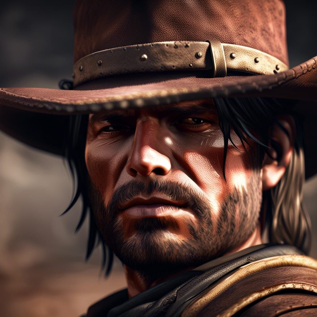 Hyperrealistic Portrait of John Marston
