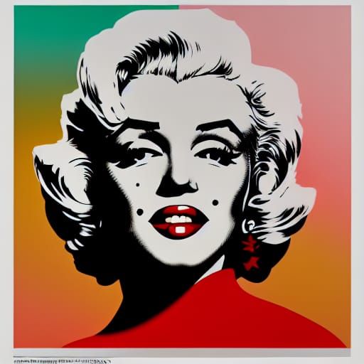 Marilyn Monroe Pop Art Screen Print