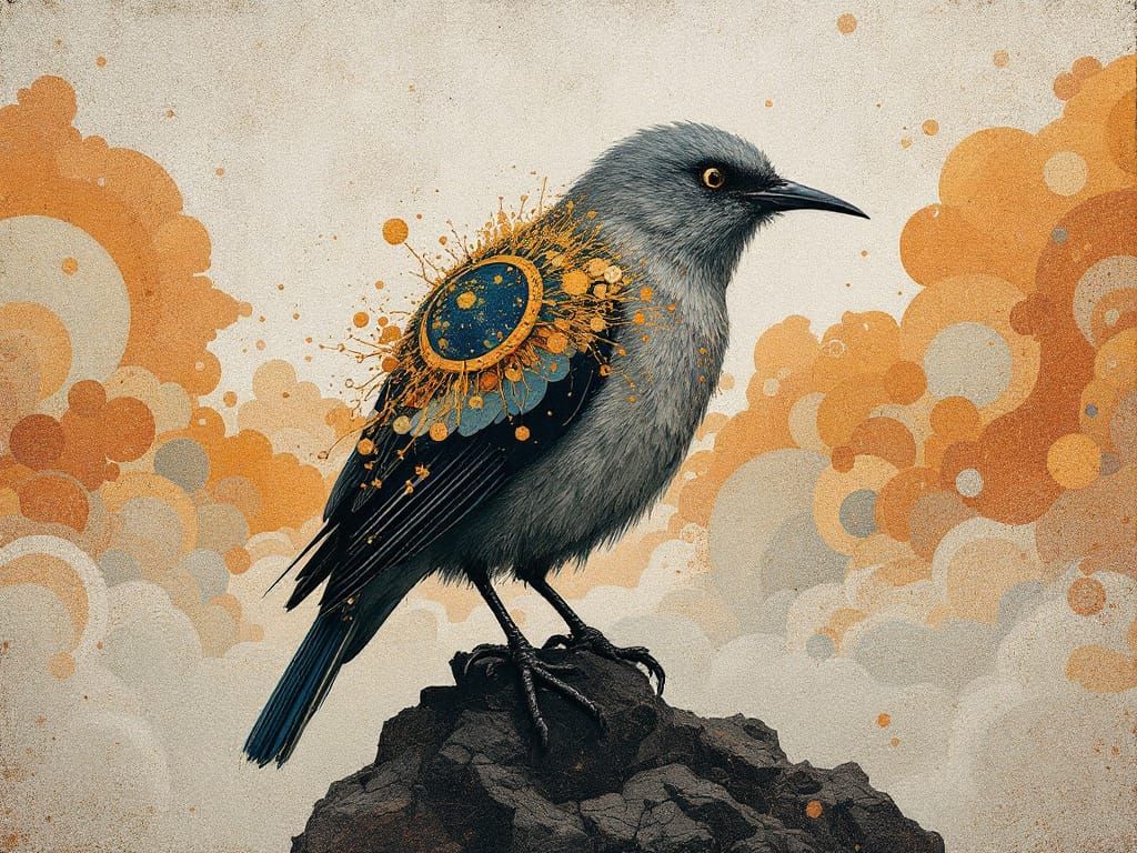 Feelings to Tell You I Remember a Little Brassbellbird Over-...