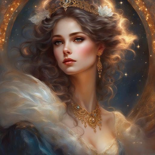 Victorian Girl Portrait with Alluring Details