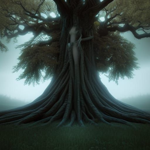 Eldritch Tree Goddess in Unreal Engine