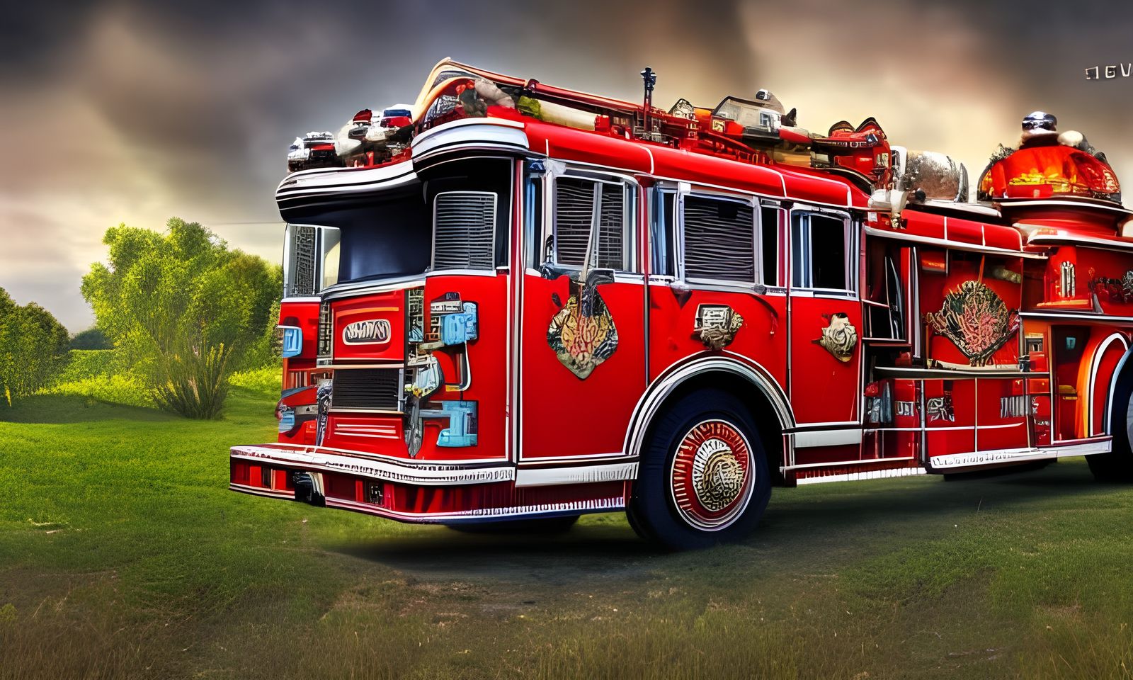 Victorian Firetruck