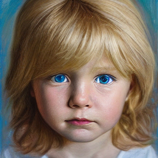 Whimsical Young Boy in a Soft Focus Portrait