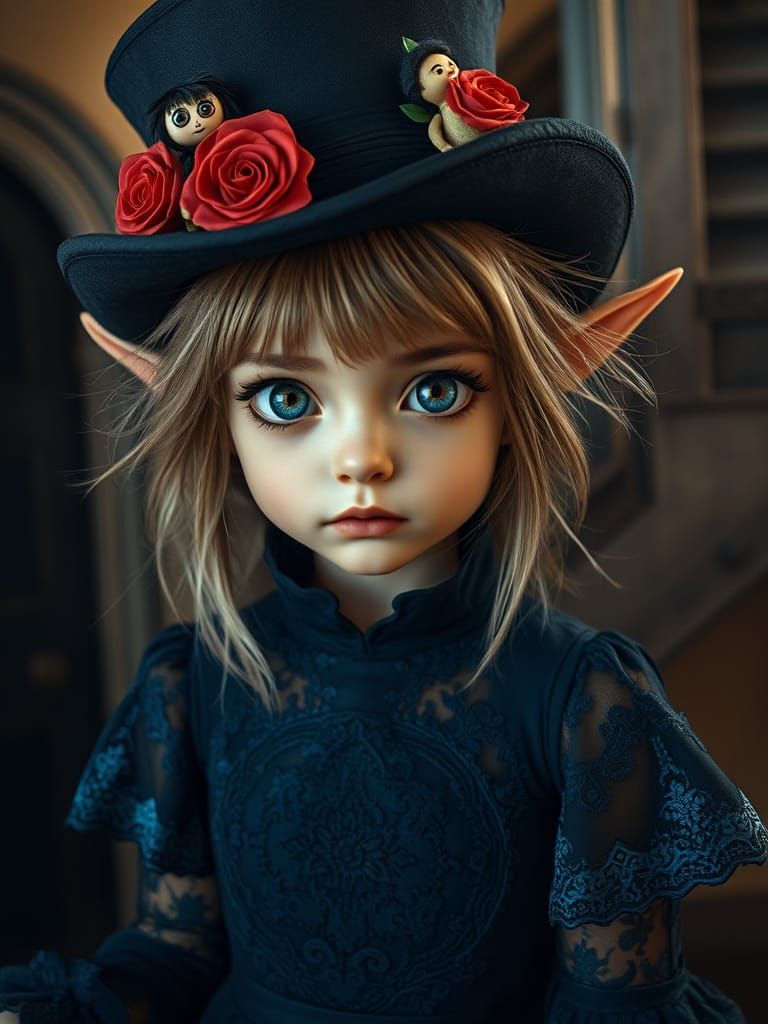 Enchanted Pixie in Haunted New Orleans Mansion