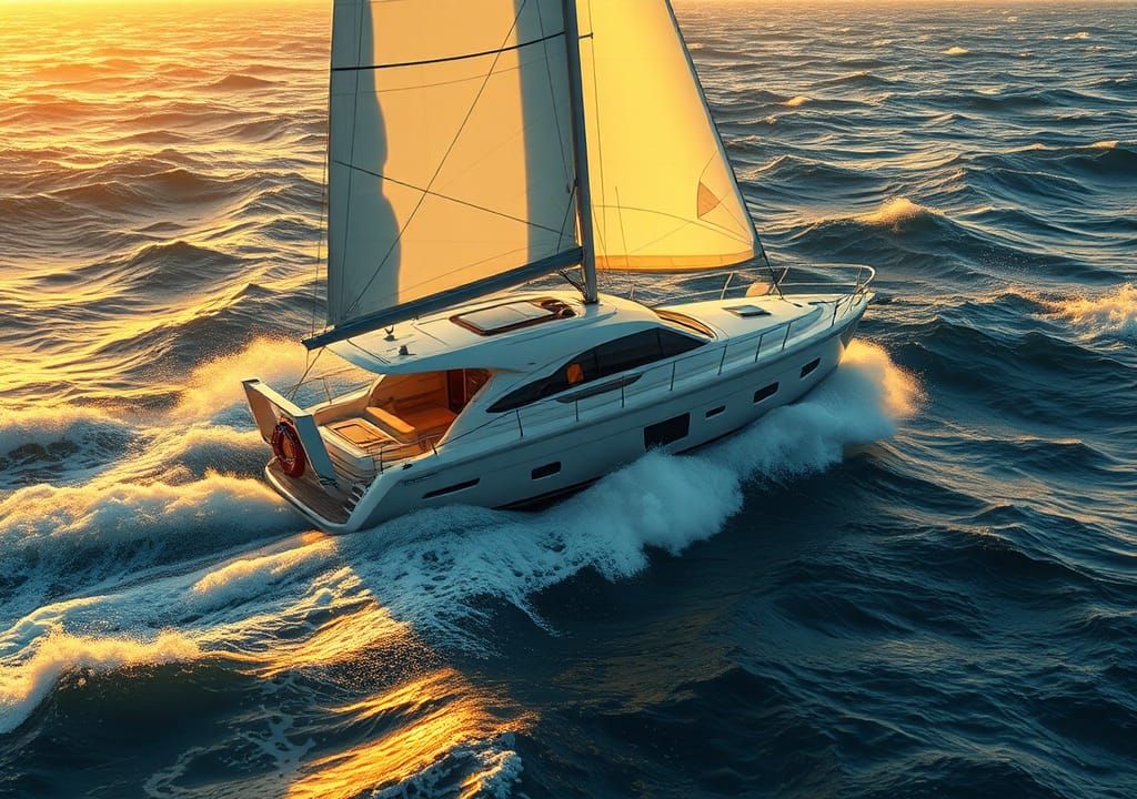 Luxury Yachting in Sunset Style