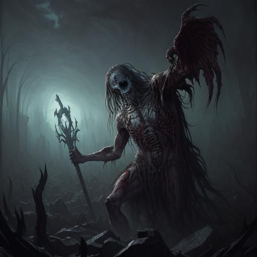 Undead Revenant: Dark Fantasy Concept Art