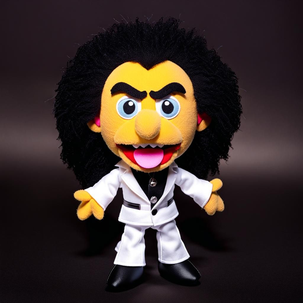 Kawaii Ronnie James Dio Muppet Plush Toy