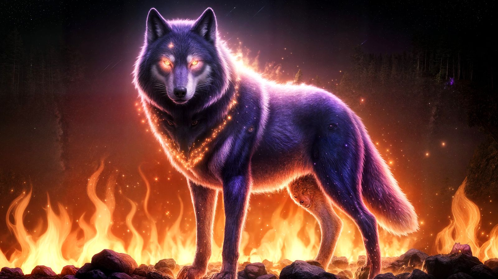 Mystic Fire Wolf...