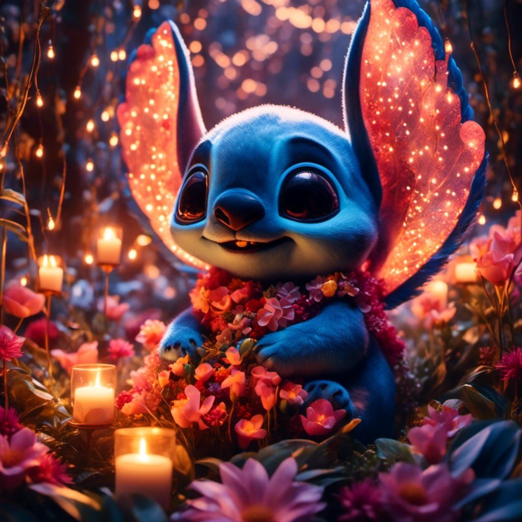 Lilo and Stitch in Hawaii with Dreamy Colors