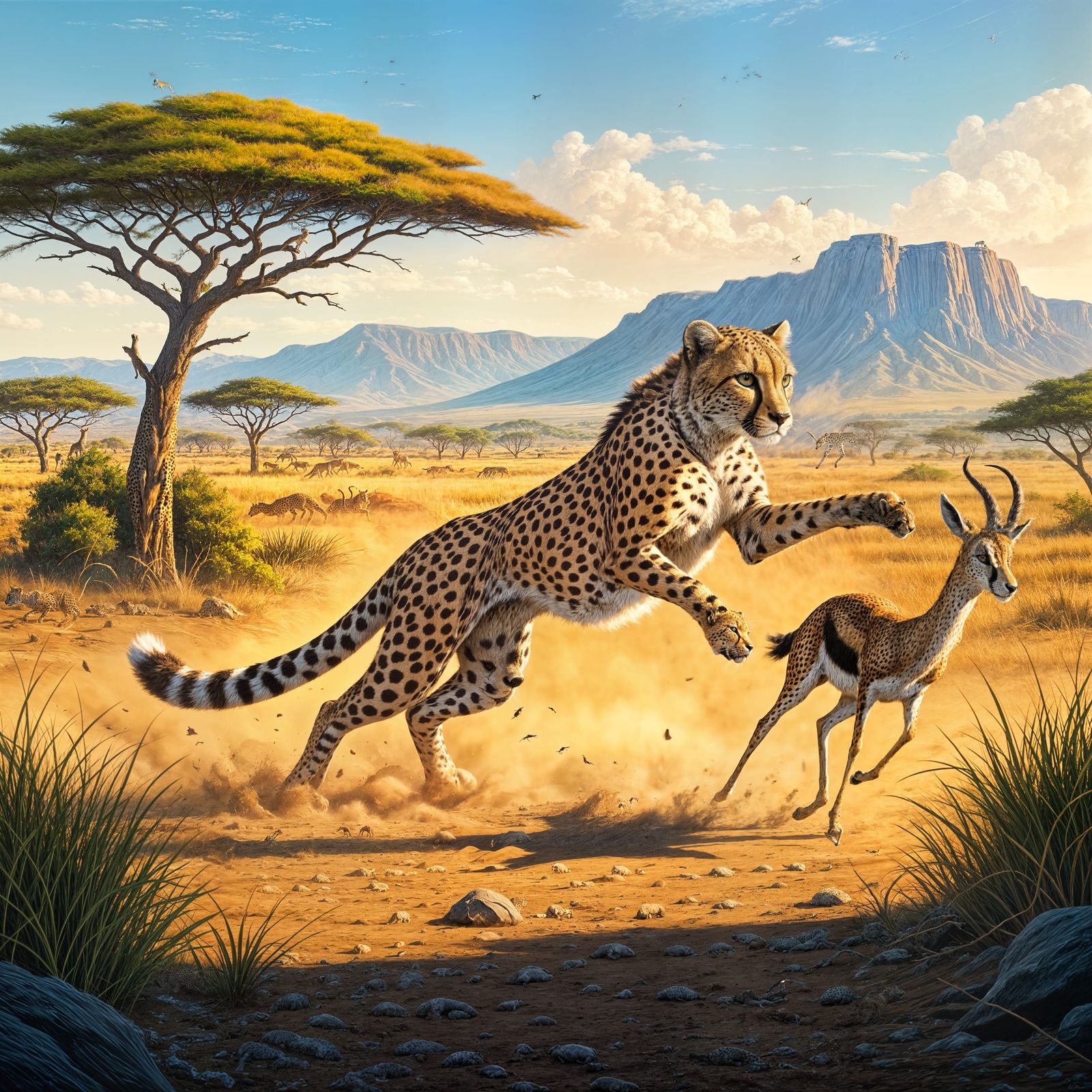 The chase nears the end