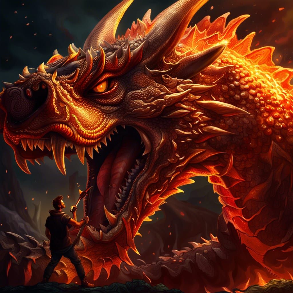 Dragon Dentist: A Fantasy Art Scene