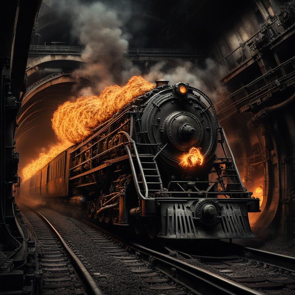 Biomechanical Xenomorph Locomotive Hybrid Concept Art