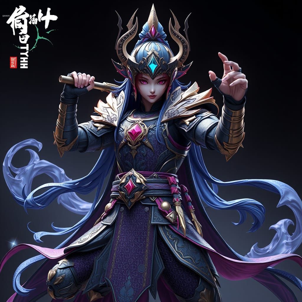 Heroic Anime-Inspired 3D Character, Morpankh, in Stunning 8K...