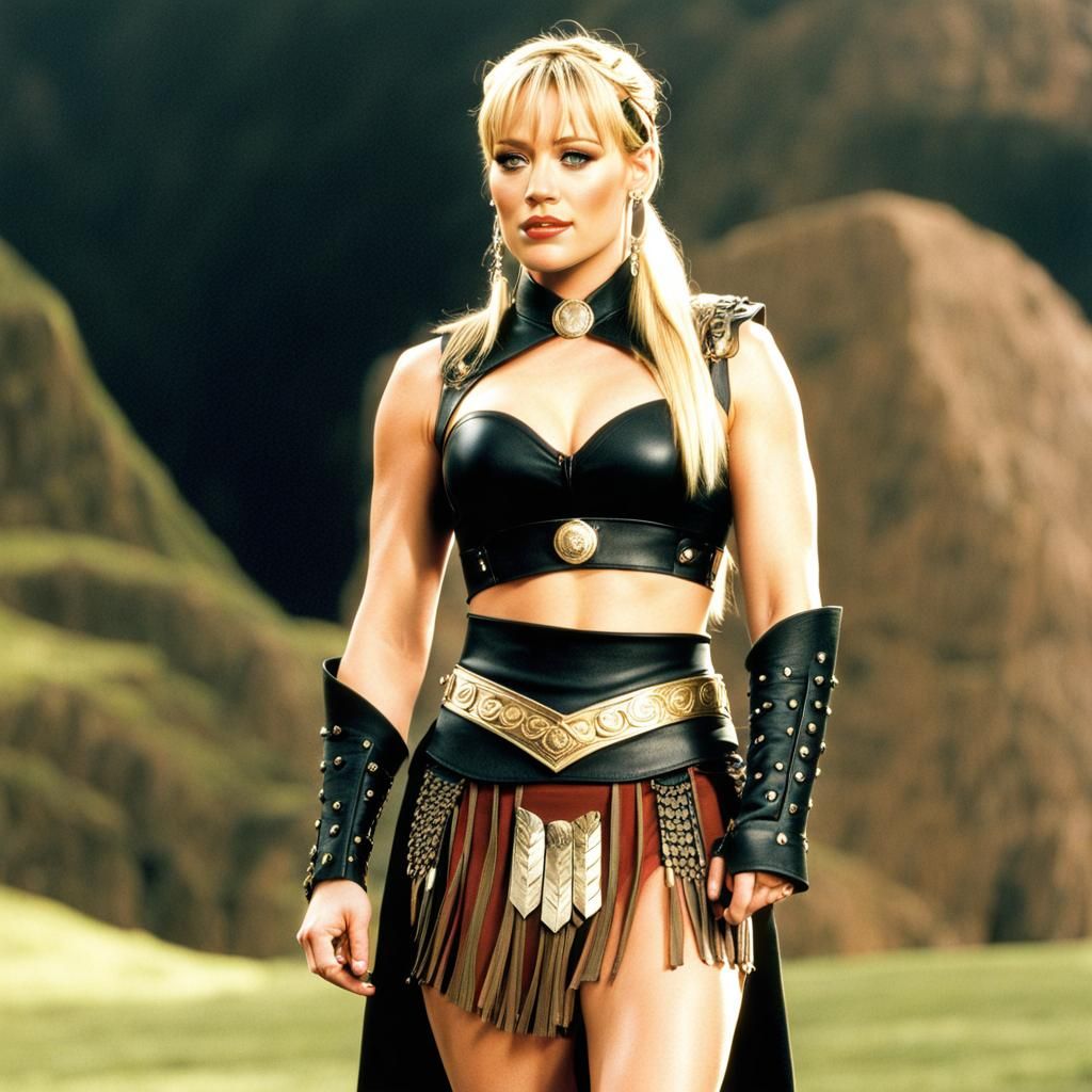 Hilary Duff, As Gabrielle, from Xena tv series