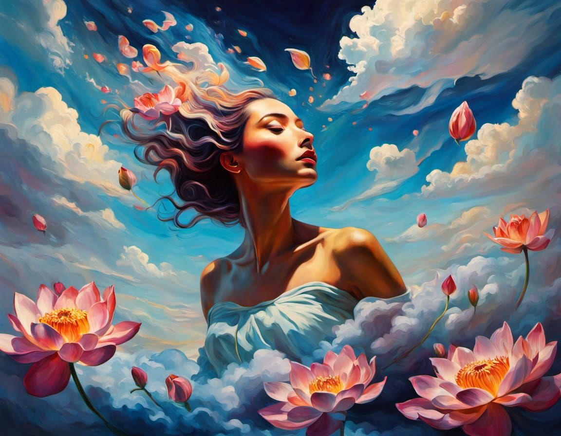 Ethereal Beauty in Dreamlike Surrealism