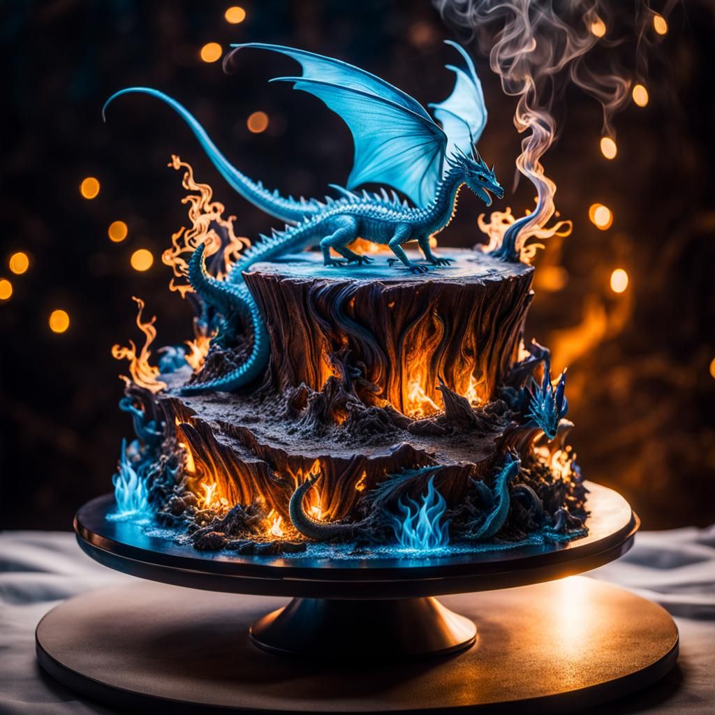 dragon cake