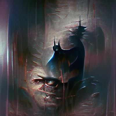 Sinister Batman Artwork