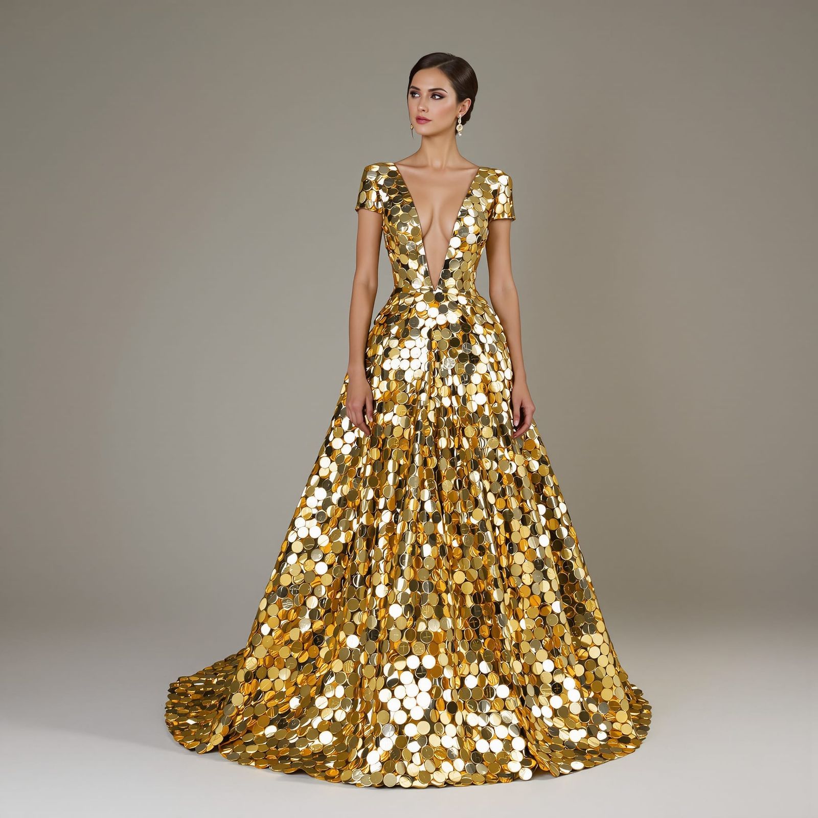 Dress Made From Melted Pound Coins