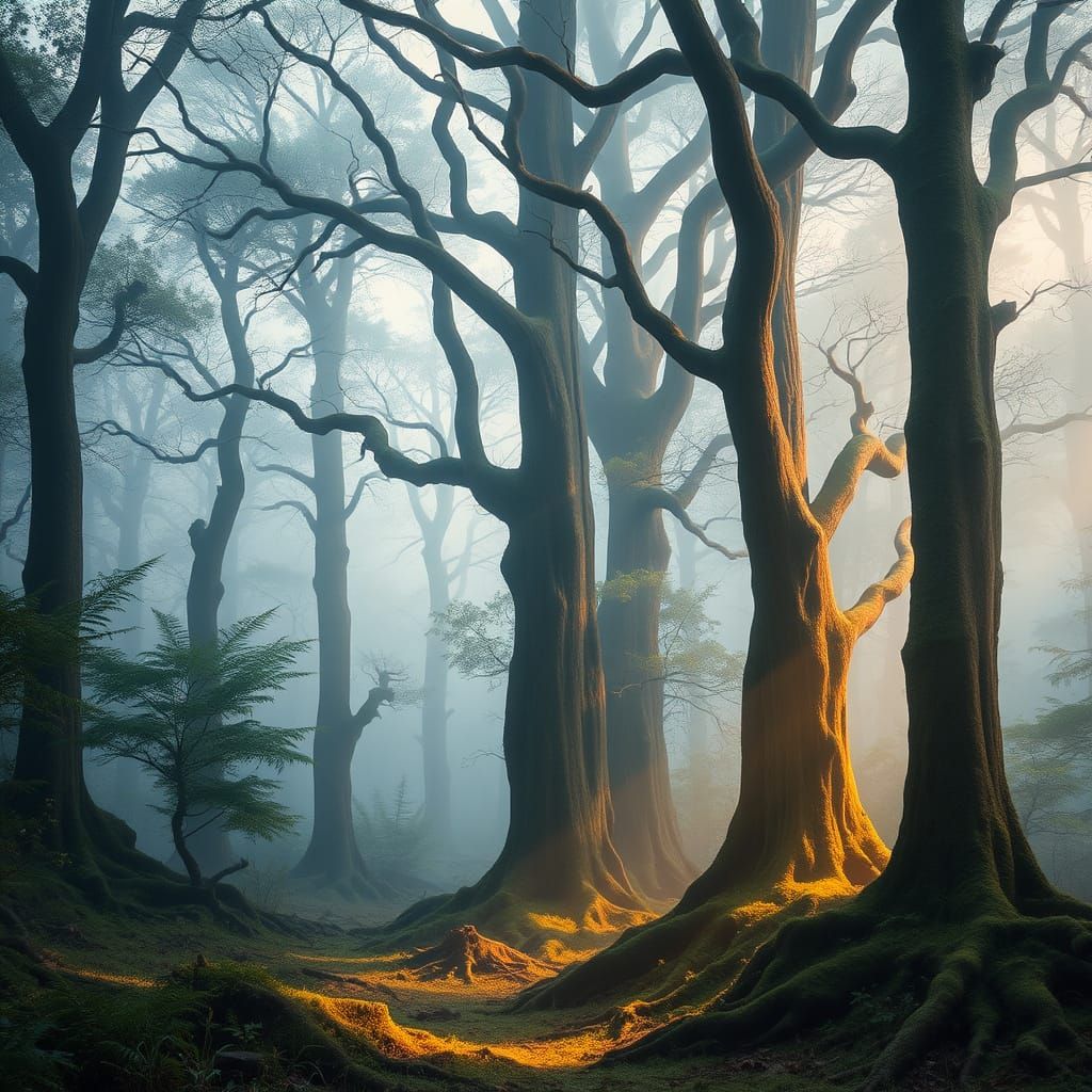 Ethereal Ancient Forest Sanctuary