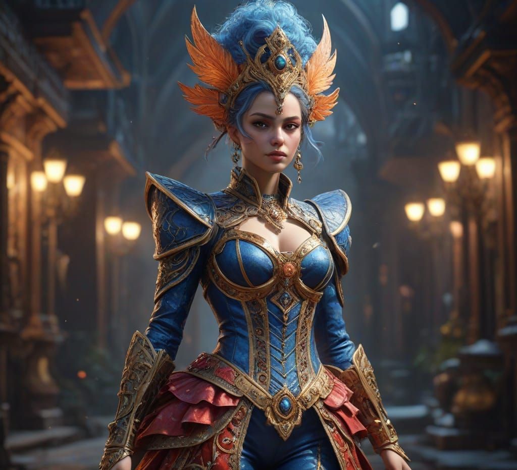 Fantastical Matte Painting With Intricate Detail