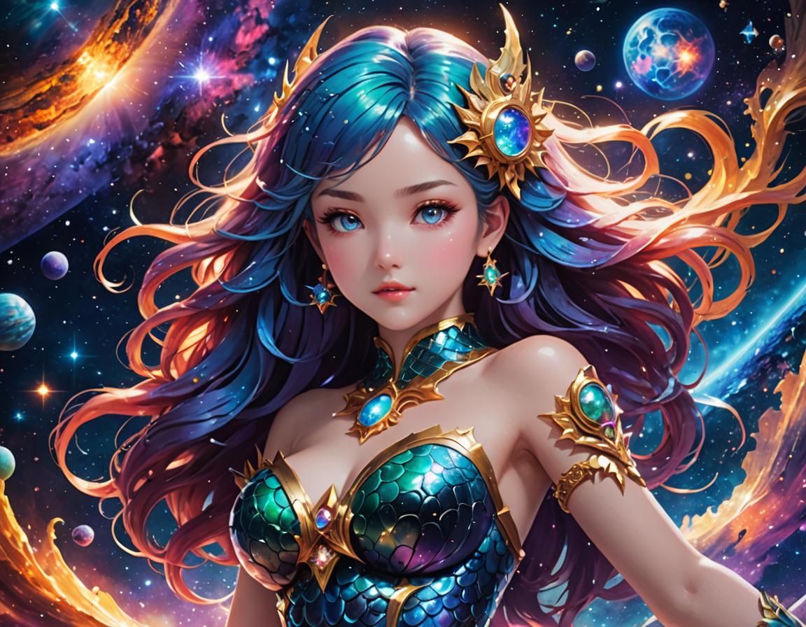 Space Mermaid Goddess