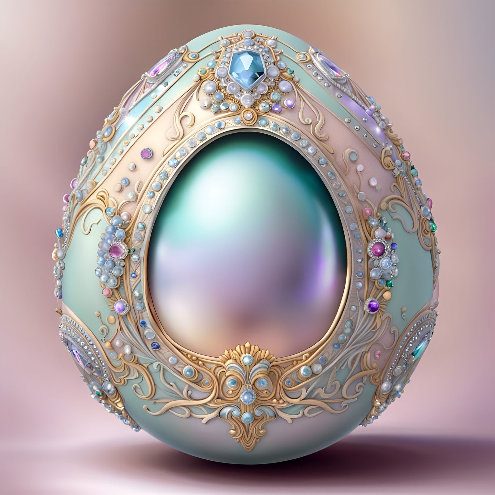 Beautiful Pastel Fabergé Egg