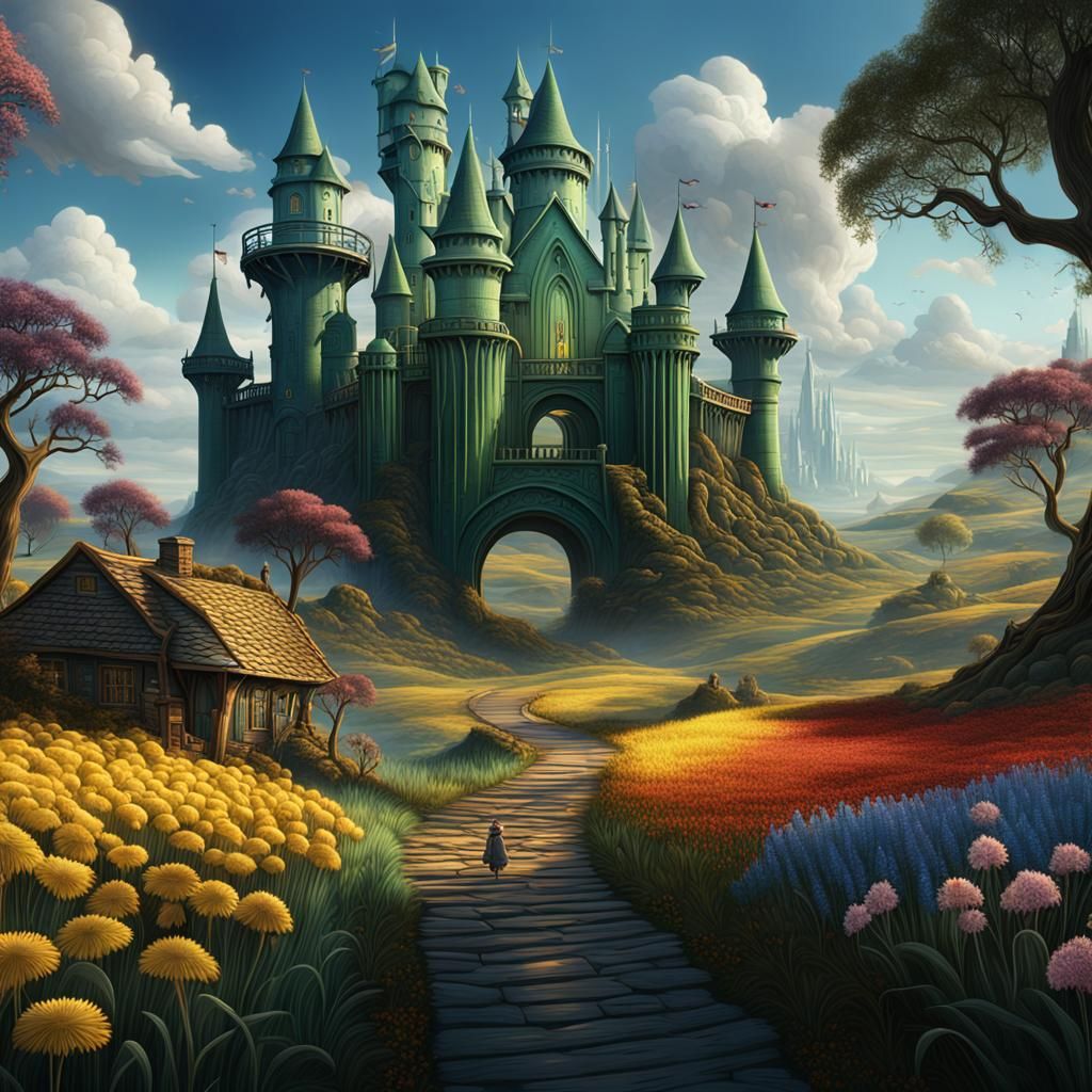 Fantastical Wizard of Oz Concept Art