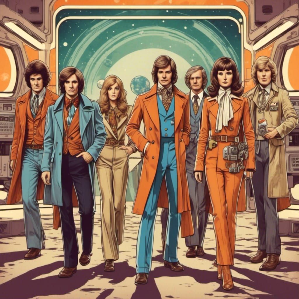 Space 1999 Meets Doctor Who in 70s Style