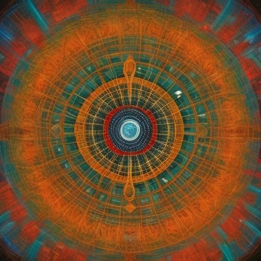 AI Generated God Portrait