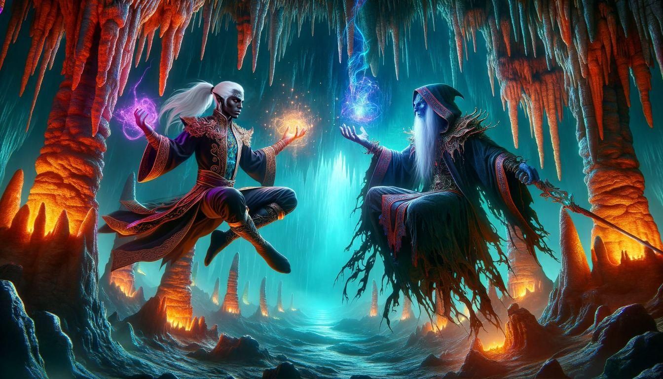 Dark Elf in Mysterious Regalia