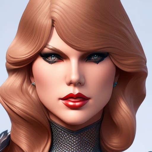 Taylor Swift as Batwoman: Hyperdetailed Concept Art