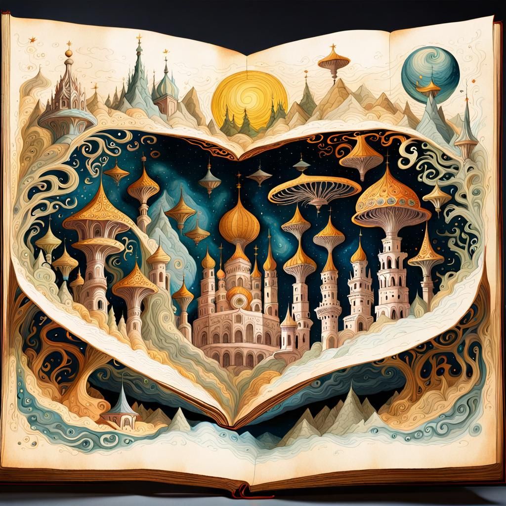 Magical Pop-Up World from Ancient Map