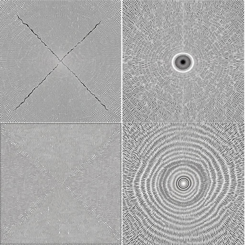 Vibrant Triadic Patterns