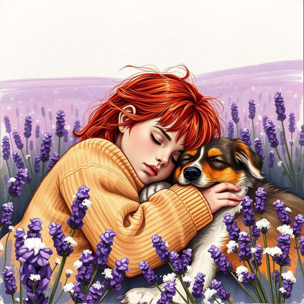 Dreamy Whimsy in a Lavender Field