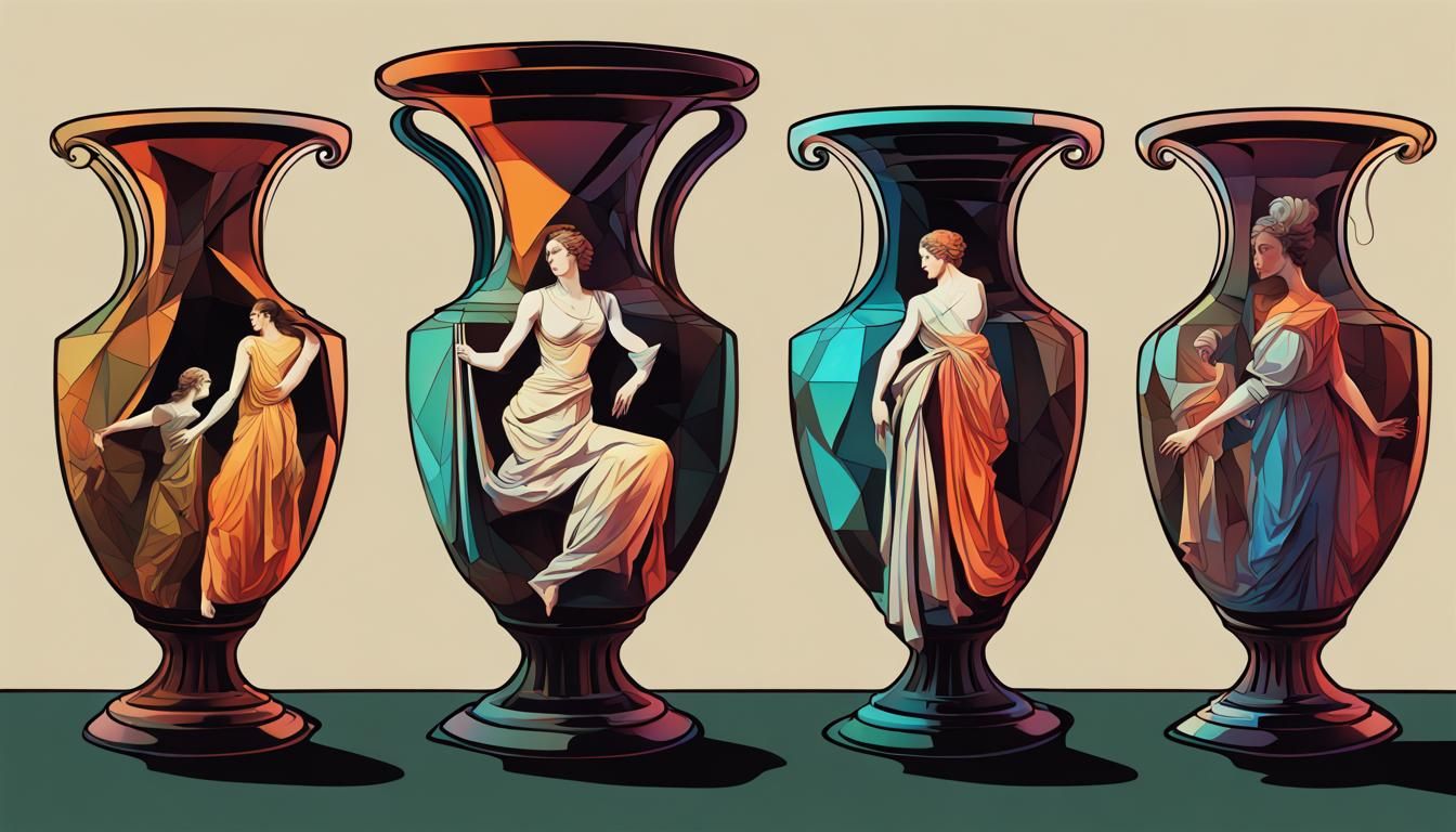 Clotho, Lachesis, Atropos, the three ancient greek moirai, a...