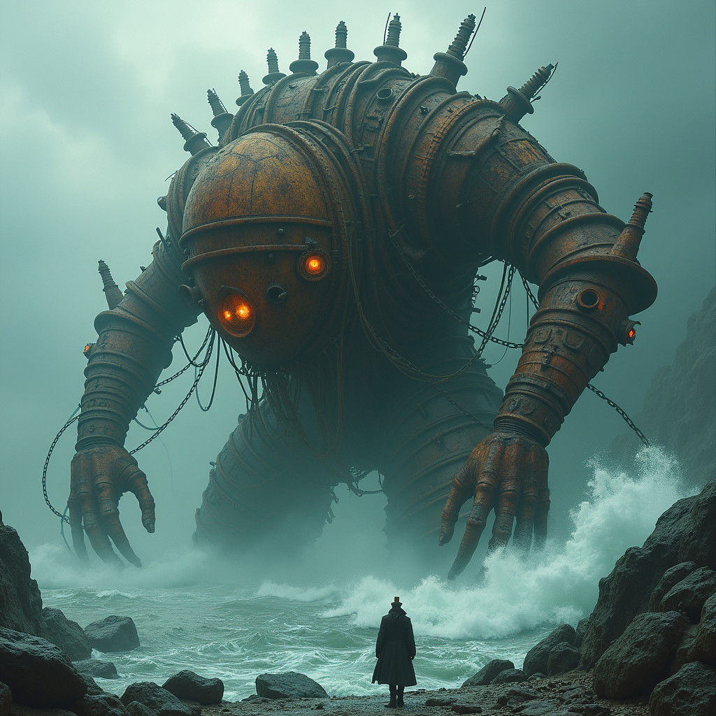 Colossal Ship Titan Rises from the Depths