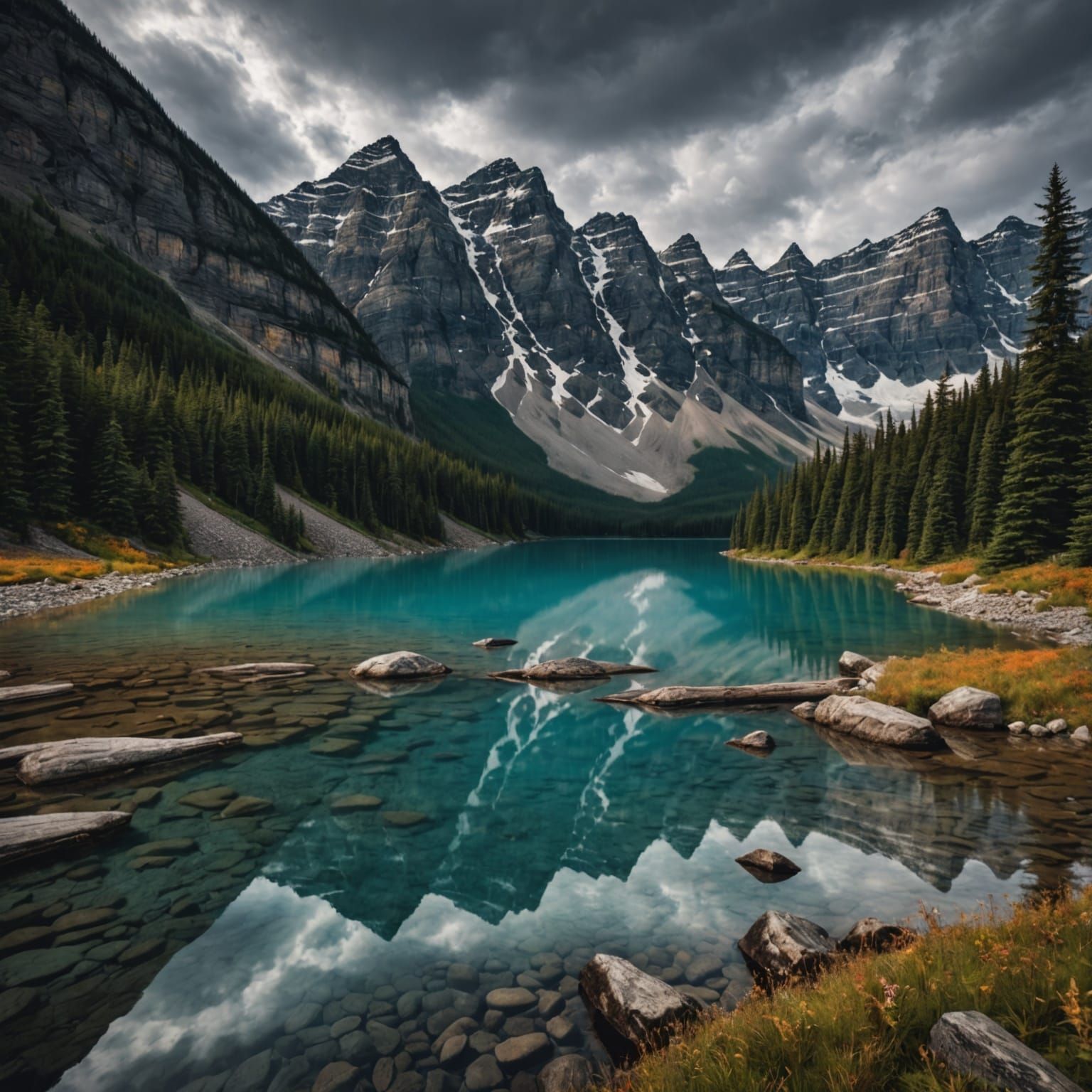 Hyperrealistic Cinematic View of Canada