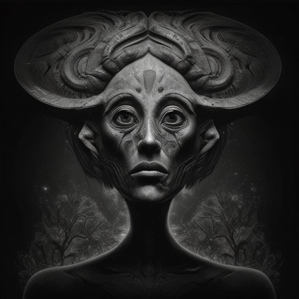 Surrealist Abstract Expressionism with Biomorphic Imagery