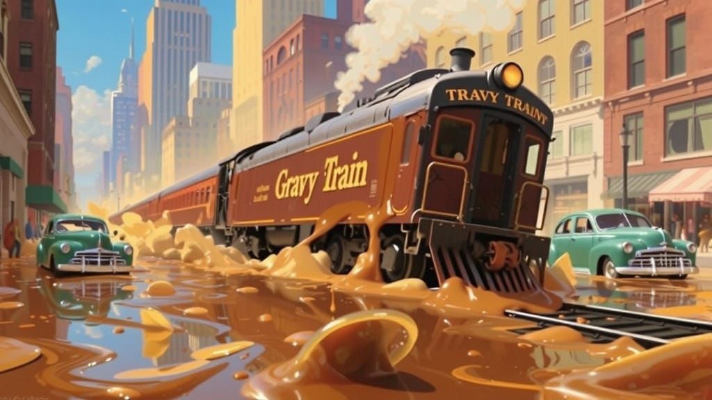 The Great Gravy Spill of 1947 City Disaster