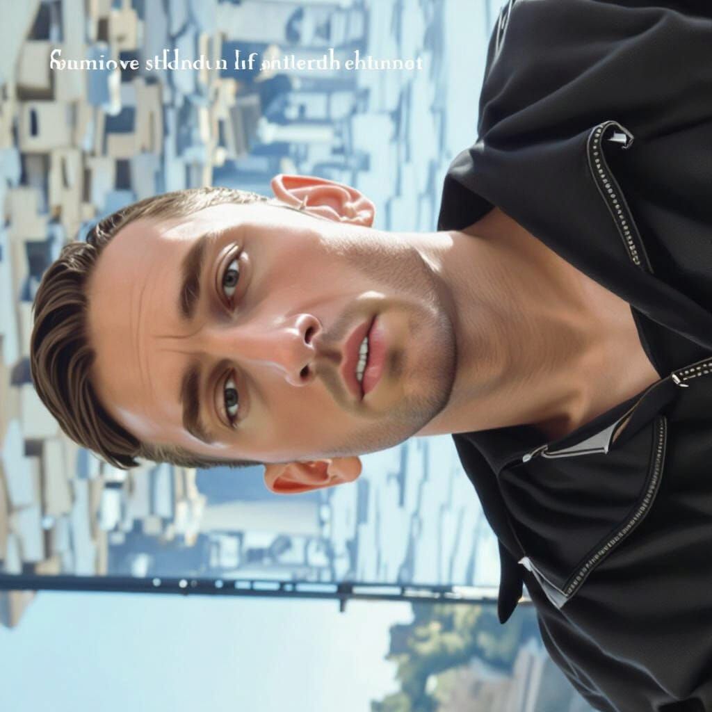 Centaur in Ancient Ruins, Stalenhag Style