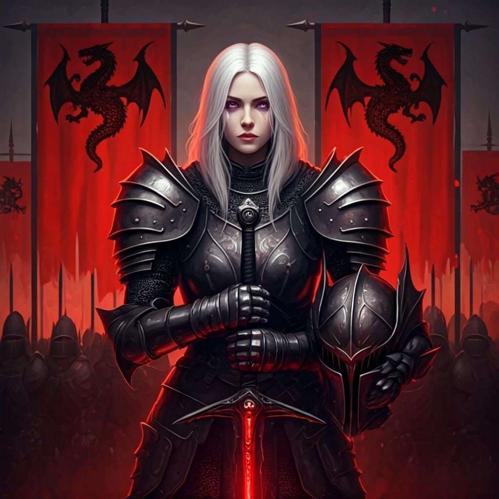 Dragon-Winged Warrior Queen Leads Armies into Battle