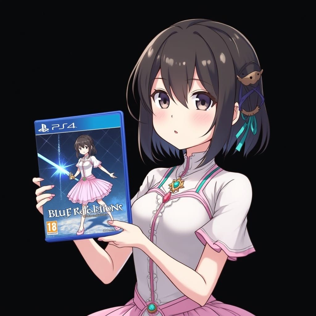 Blue Reflection Character Shirai Hinako in Ballerina Outfit